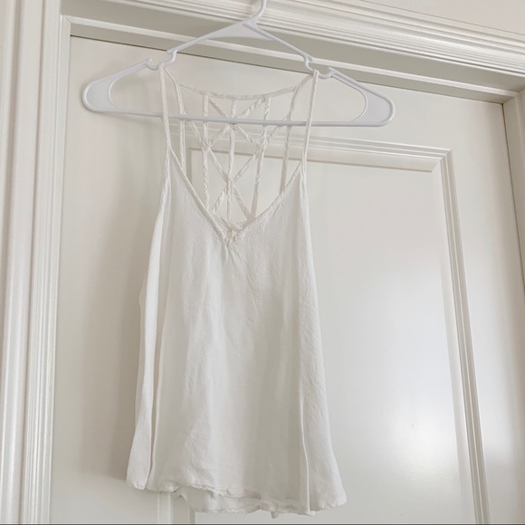 White Brandy Melville Tank Top - Picture 1 of 3